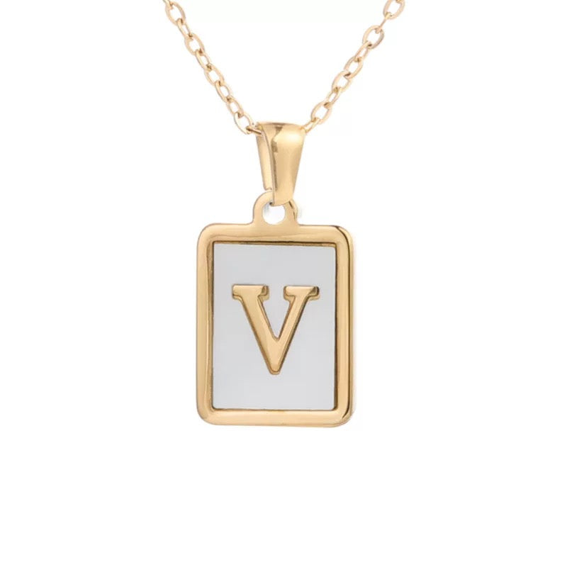 vergoldete Kette „V“