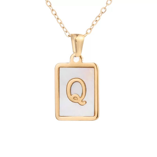 vergoldete Kette „Q“