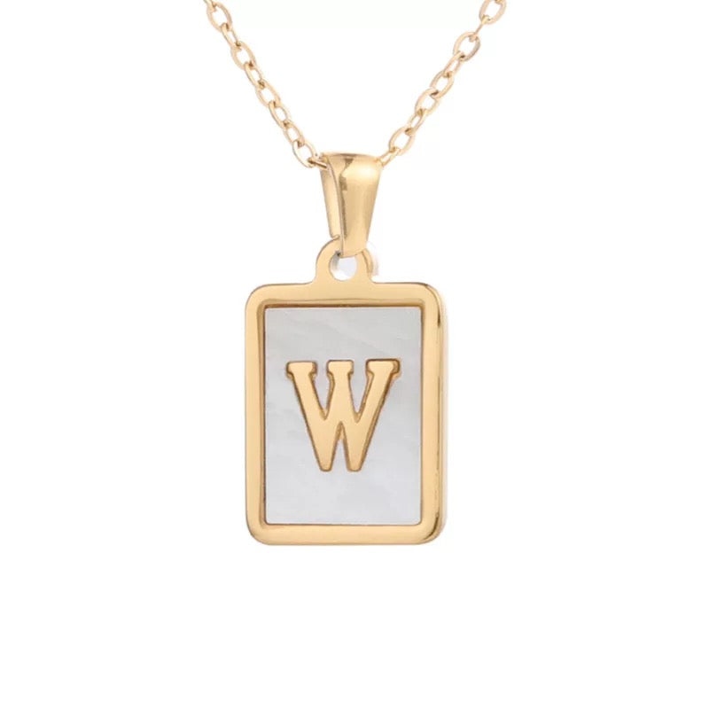 vergoldete Kette „W“